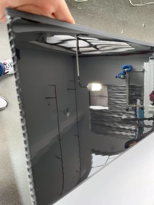 Risistenza all'acqua Rivestimento in PVC Isolamento acustico e opzioni decorative